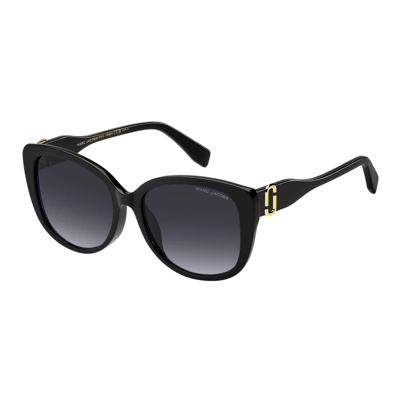 MARC JACOBS Women's Marc 791/F/S Sunglasses, Black, 57/17/145
