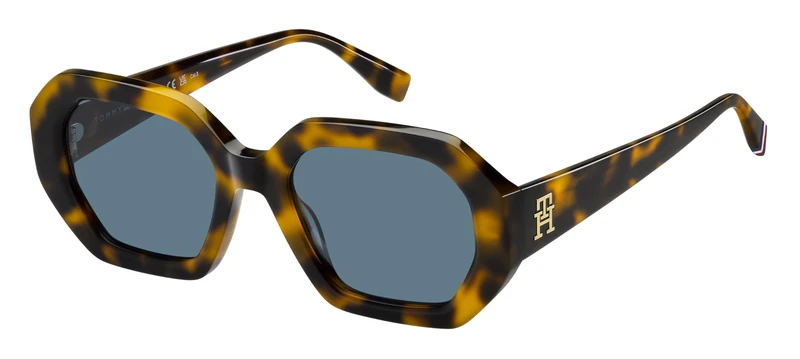 Tommy Hilfiger TH 2155/S Yellow Havana Blue Women's Sunglasses