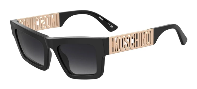Moschino MOS171/S BLACK/DARK GREY SHADED 53/20/140 women Sunglasses