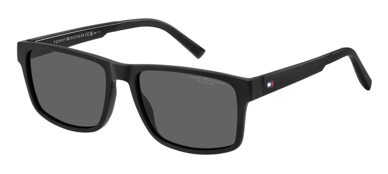 Tommy Hilfiger Men's Eyewear, Black, 56/17/145