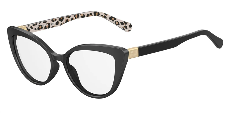 MOSCHINO LOVE MOL500 7T3 BLACK ANIMALIER 54/17/140 WOMAN Eyewear Frame