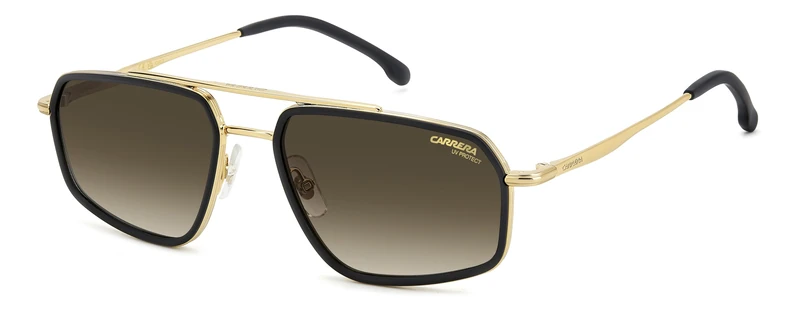 Carrera CARRERA 338/S MATTE BLACK/BLACK BROWN GREEN ANTIREFLEX 58/18/145 men Sunglasses