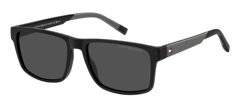 Tommy Hilfiger TH 2142/S BLACK/GREY 56/17/145 men Sunglasses
