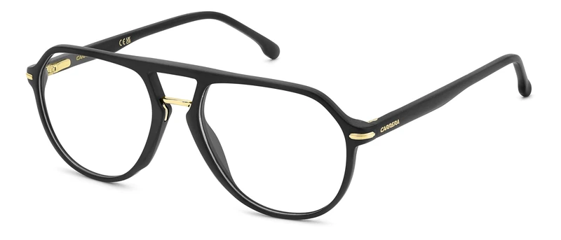 Carrera 345 MATTE BLACK GOLD 55/17/145 men Eyewear Frame