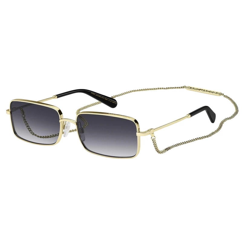 MARC JACOBS Women's Marc 771/N/S Sunglasses, Gold Black, 58/17/145