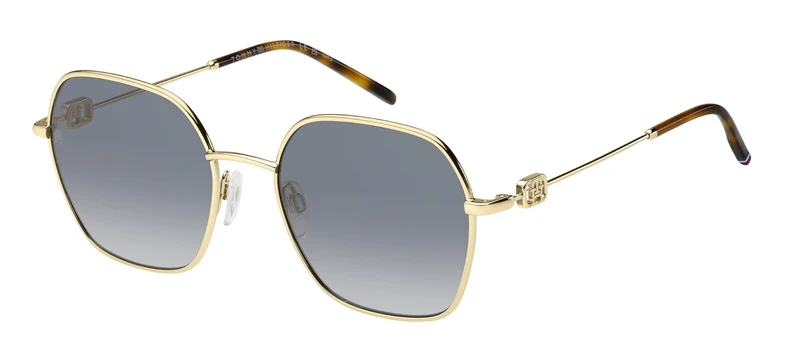 TOMMY HILFIGER TH 2150/S LKS GOLD BLUE 55/19/140 WOMAN Sunglasses - Image 1