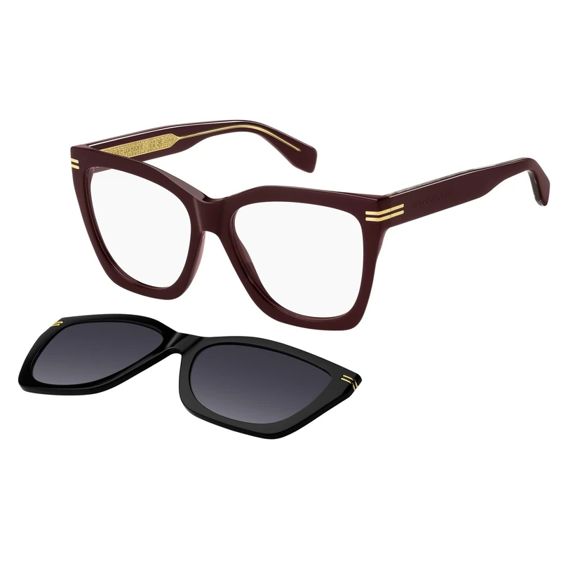 MARC JACOBS Women's Mj 1113/Cs Sunglasses, Burgundy, 55/16/140