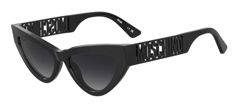 Moschino MOS170/S BLACK/DARK GREY SHADED 55/17/140 women Sunglasses