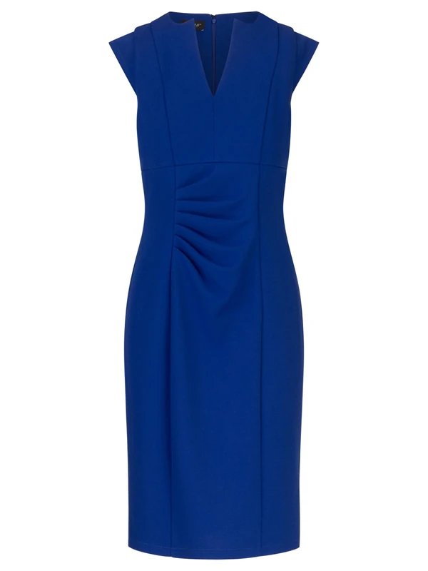 APART Fashion Women's Apart Etuikleid aus Einer Leicht Strukturierten Dress, Royal Blue, 16