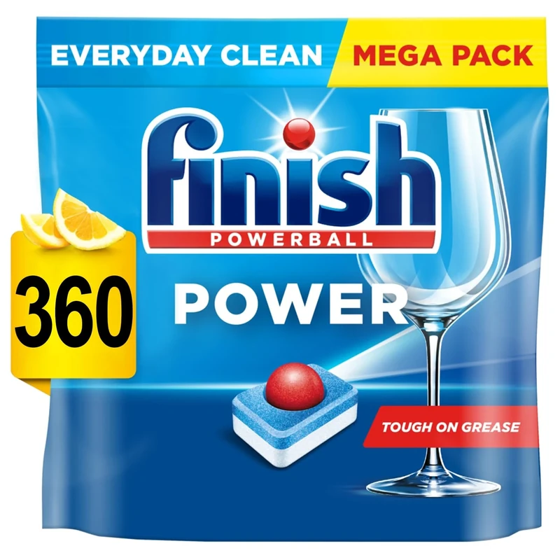 Finish Powerball All in 1 Max Lemon Dishwasher Mega Value 4x90 Tablets