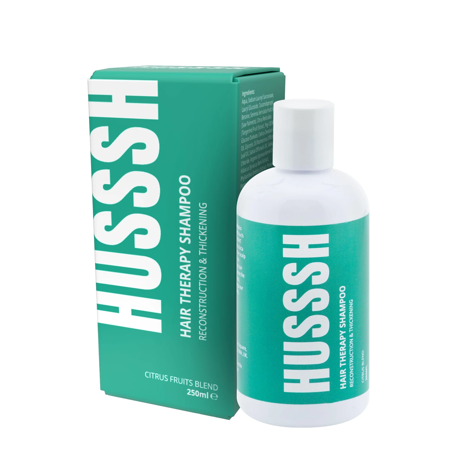 HUSSSH® Hair Loss Recovery Shampoo – Hair Regrowth & Thinning Treatment – Natural Oils & Plant Extracts