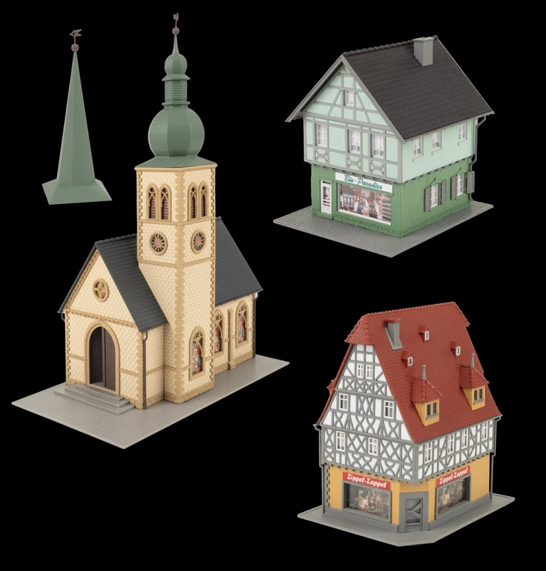 FALLER 190038 H0 Action Set Village Life Track Gauge H0