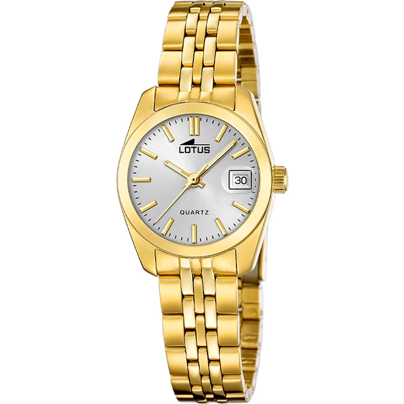 Lotus Ladies Gold PVD-Plated Steel Watch with Steel Bracelet 18993/4