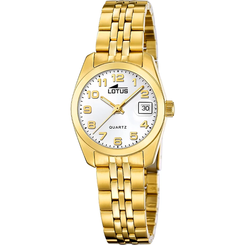 Lotus Ladies Gold PVD-Plated Steel Watch with Steel Bracelet 18993/1
