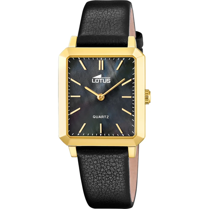 Lotus 18988/4 Ladies Gold PVD-Plated s Steel Watch with Leather Strap