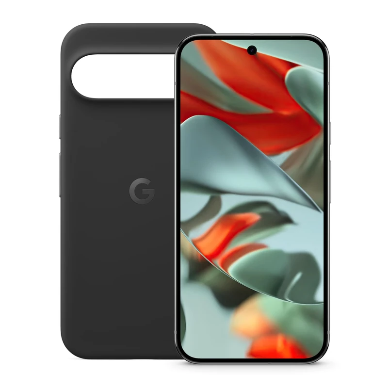 Google Pixel 9 Pro XL - Unlocked Android Smartphone with Gemini, Triple Rear Camera System, 6.8" Super Actua Display - Hazel, 256GB + Pixel 9 Pro XL Case - Obsidian