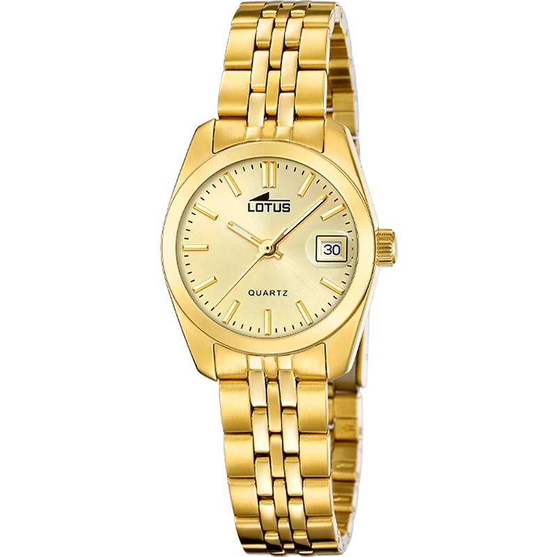 Lotus Ladies Gold PVD-Plated Steel Watch with Steel Bracelet 18993/3