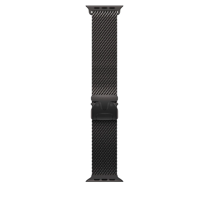 Apple Watch Band - Milanese Loop - 49mm - Black - Large