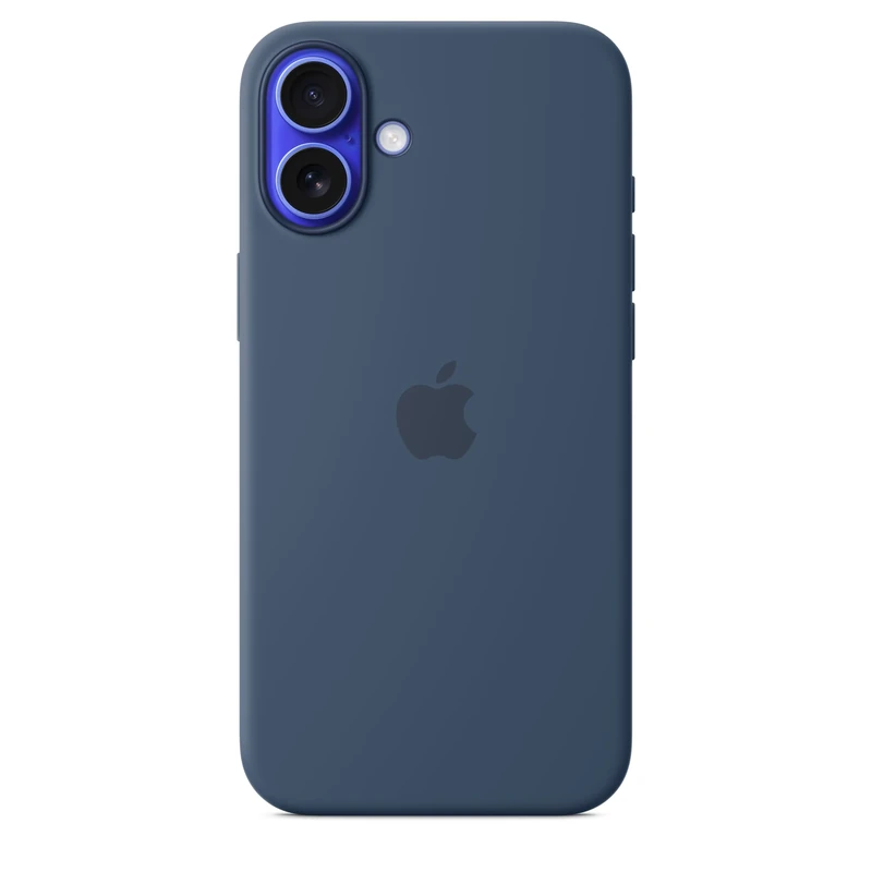 Apple iPhone 16 Plus Silicone Case with MagSafe - Denim Blue