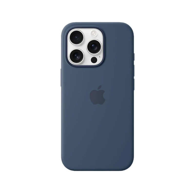 Apple iPhone 16 Pro Silicone Case with MagSafe - Denim