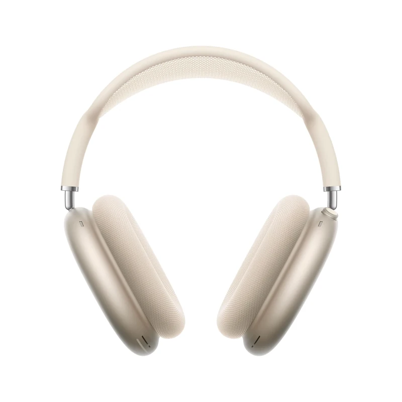 Apple AirPods Max Wireless Over-Ear Headphones, Pro-Level Active Noise Cancellation, Transparency Mode, Personalised Spatial Audio, USB-C Charging, Bluetooth Headphones for iPhone, Starlight