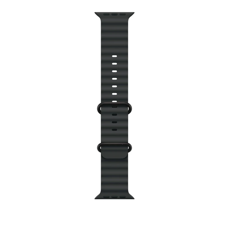 Apple Watch Band - Ocean Band - 49mm - Black - One Size
