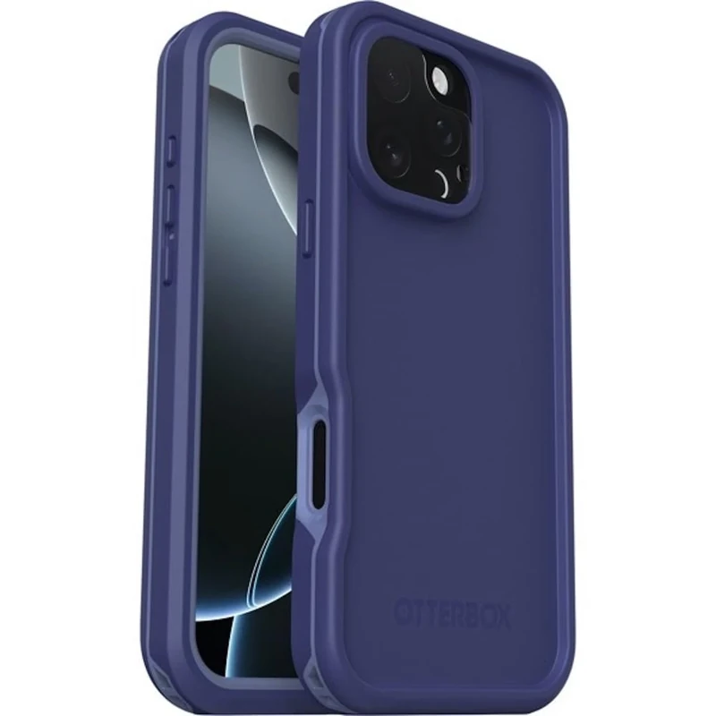 OtterBox Frē Series MagSafe Case for iPhone 16 Pro Max, Waterproof (IP68), Shockproof, Dirtproof, Protective Case with built in Screen Protector, x5 Tested to Military Standard, Purple