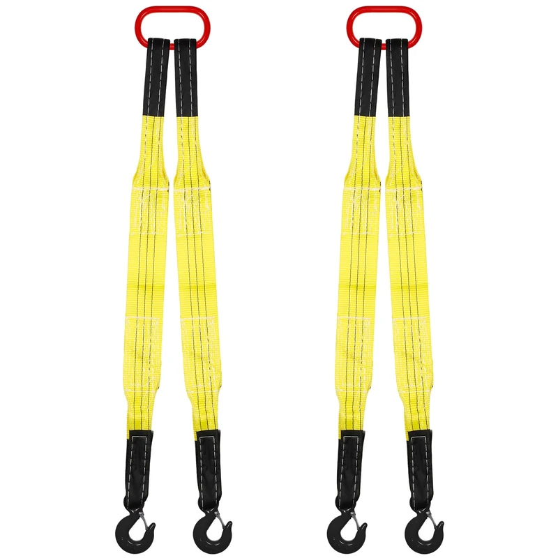 Maasechs 2 Pack Lifting Slings - 3.3ft 4410lb Capacity Straps