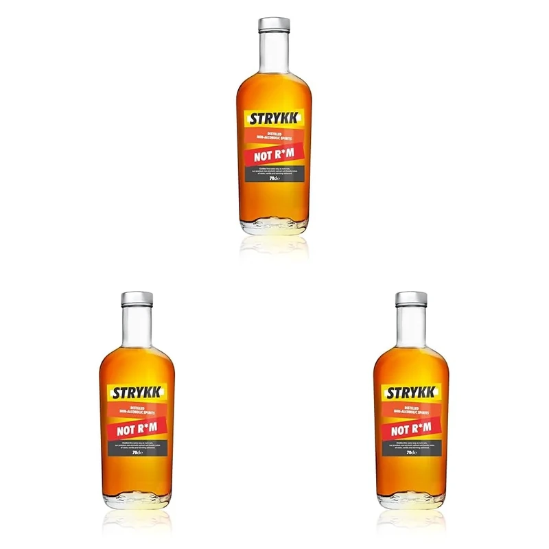 STRYYK NOT RUM | NON-ALCOHOLIC SPIRITS | 70CL | VANILLA, OAKWOOD AND SUGARCANE FLAVOURS (Pack of 3)