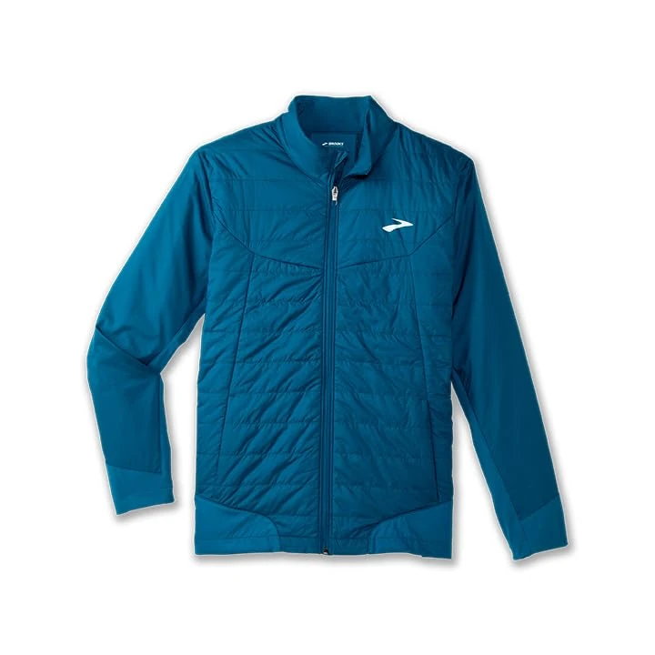 BROOKS 211415474 Shield Hybrid Jacket 2.0 Jacket Men's Ocean Size 35