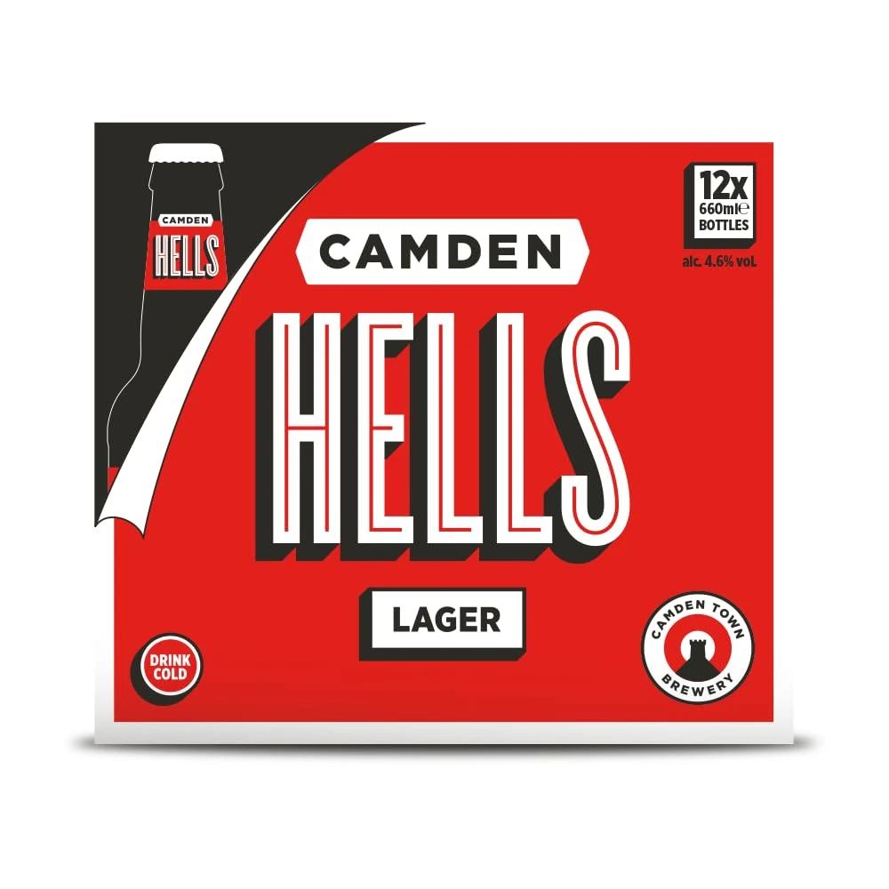 Camden Hells Beer Bottle, 12x660 ml