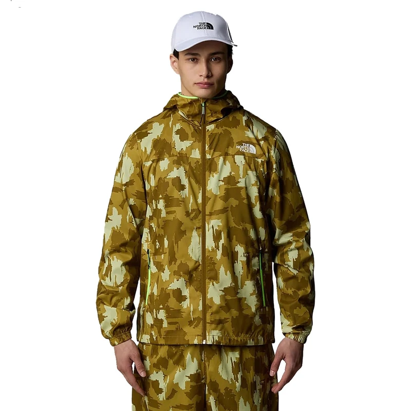 The North Face Men's Ma Hooded Wind Print Jacket, Summit Navy Aop Print, M