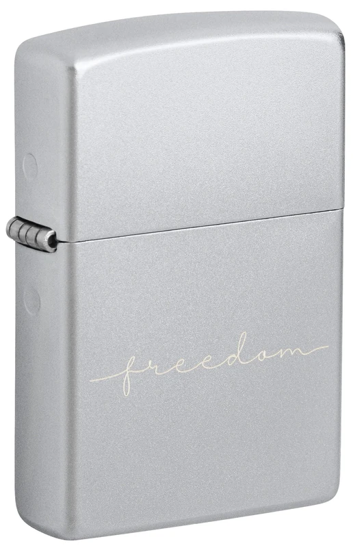 Zippo Windproof Lighter - Freedom Design - Metal Refillable