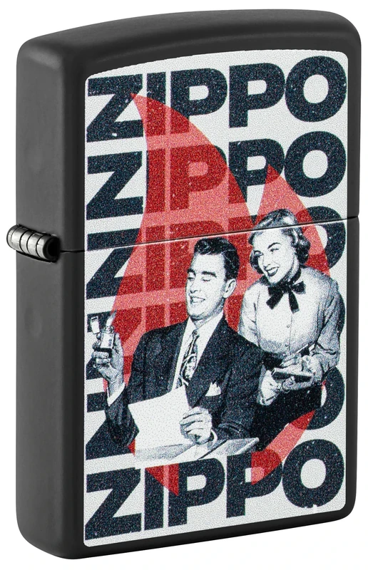 Zippo Windproof Lighter - Zippo Designs - Refillable - Gift Box - Metal - Made in USA