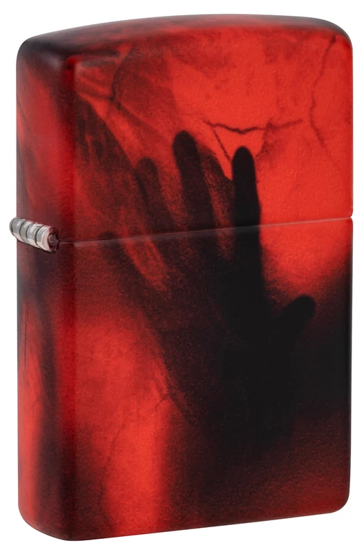 Zippo - Windproof Lighter, Creepy Skull and Hand Design, 540 Colour, Refillable, Reusable, Windproof Design, Gift Box, Made in the USA