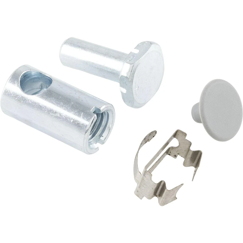 Fath Central Connector with Notch Item System for Right Angle Connection of 2 Aluminium Profiles with Groove 8-10 Pieces