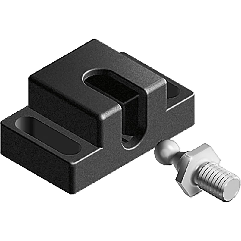 Fath Ball Catch Item System - Door Catch Quick Release for Doors in Groove Profile, Black - Pack of 10