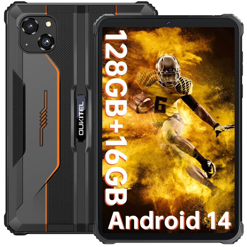 OUKITEL RT3 PRO (Tablet 4G - NFC - 8'' - 4/128GB) ORANGE - Image 1