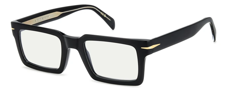 DAVID BECKHAM Prescription Eyewear Frame Men, Black, 37