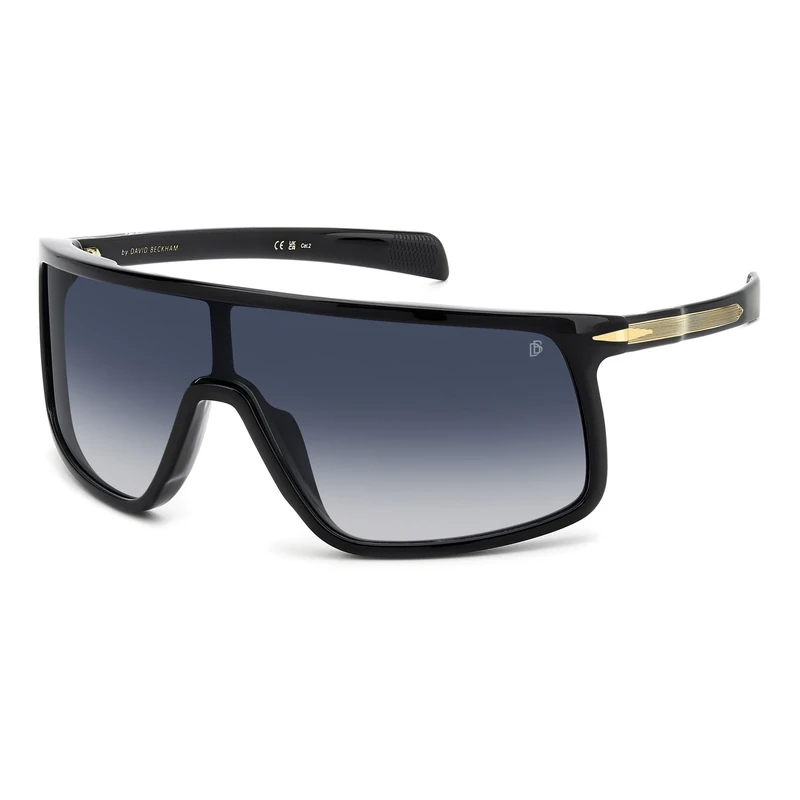 DAVID BECKHAM Men's Db 99/Visor Sunglasses, Black Gold, 99 cm