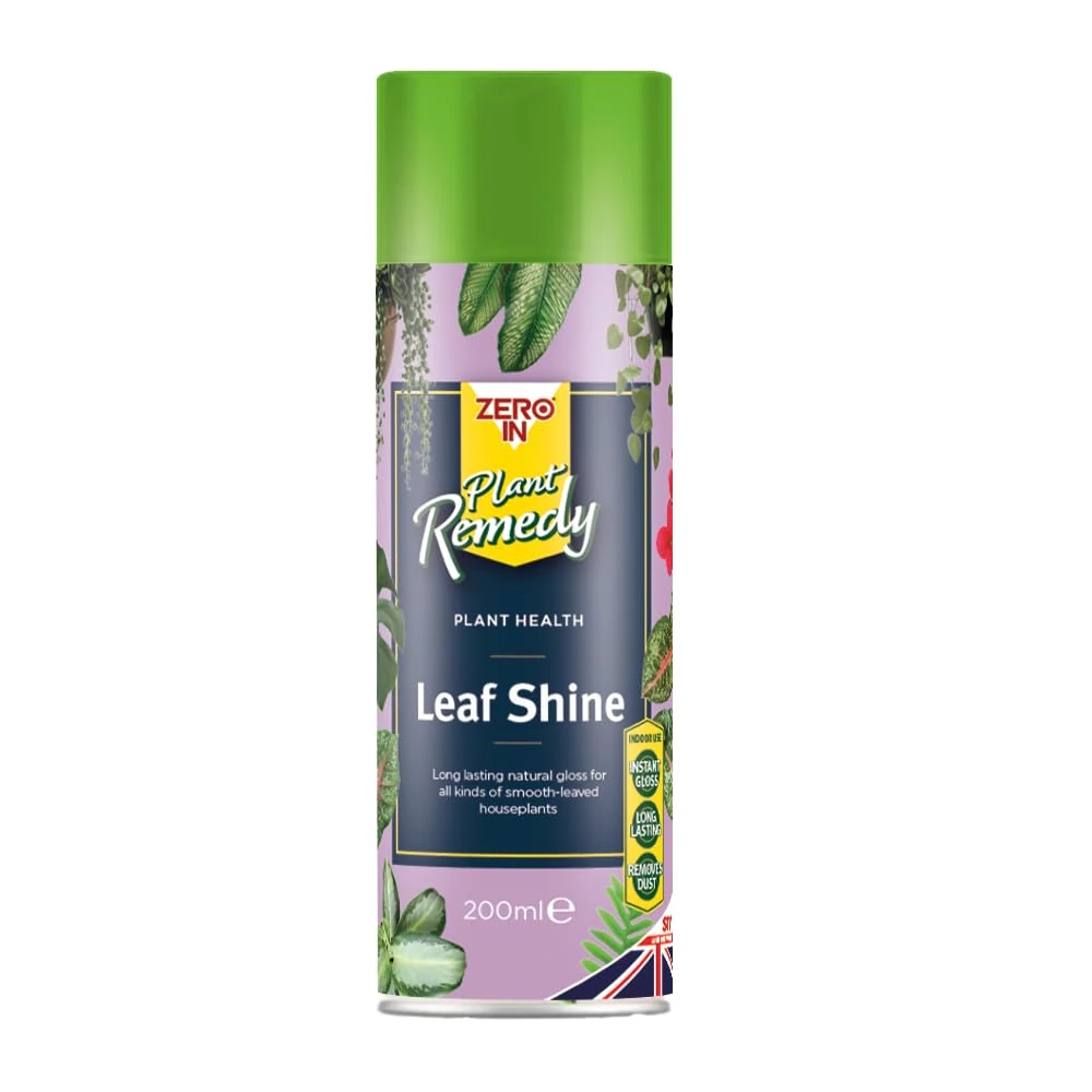 Leaf Shine Aerosol - 200ml - Ready to Use Houseplant Care - Aerosol Spray for a Natural Long Lasting and Healthy Shine - Removes Dust from Plant Leaves - Prevents Discolouring