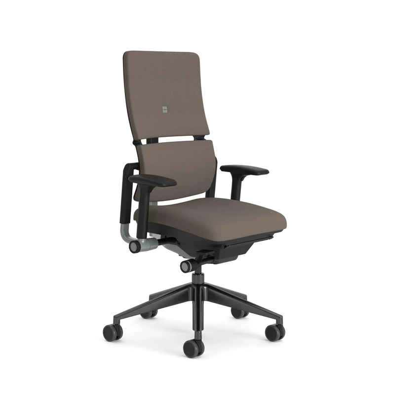 Steelcase Please Ergonomic Office Swivel Chair With Height Adjustable Lumbar Support Mocca; Made in Europe