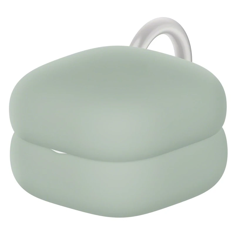 Sony Case Cover for LinkBuds Fit - Ash Green with Clip-On Ring