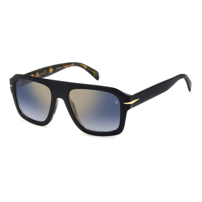 DAVID BECKHAM Men's Sunglasses, Black Havana, 54