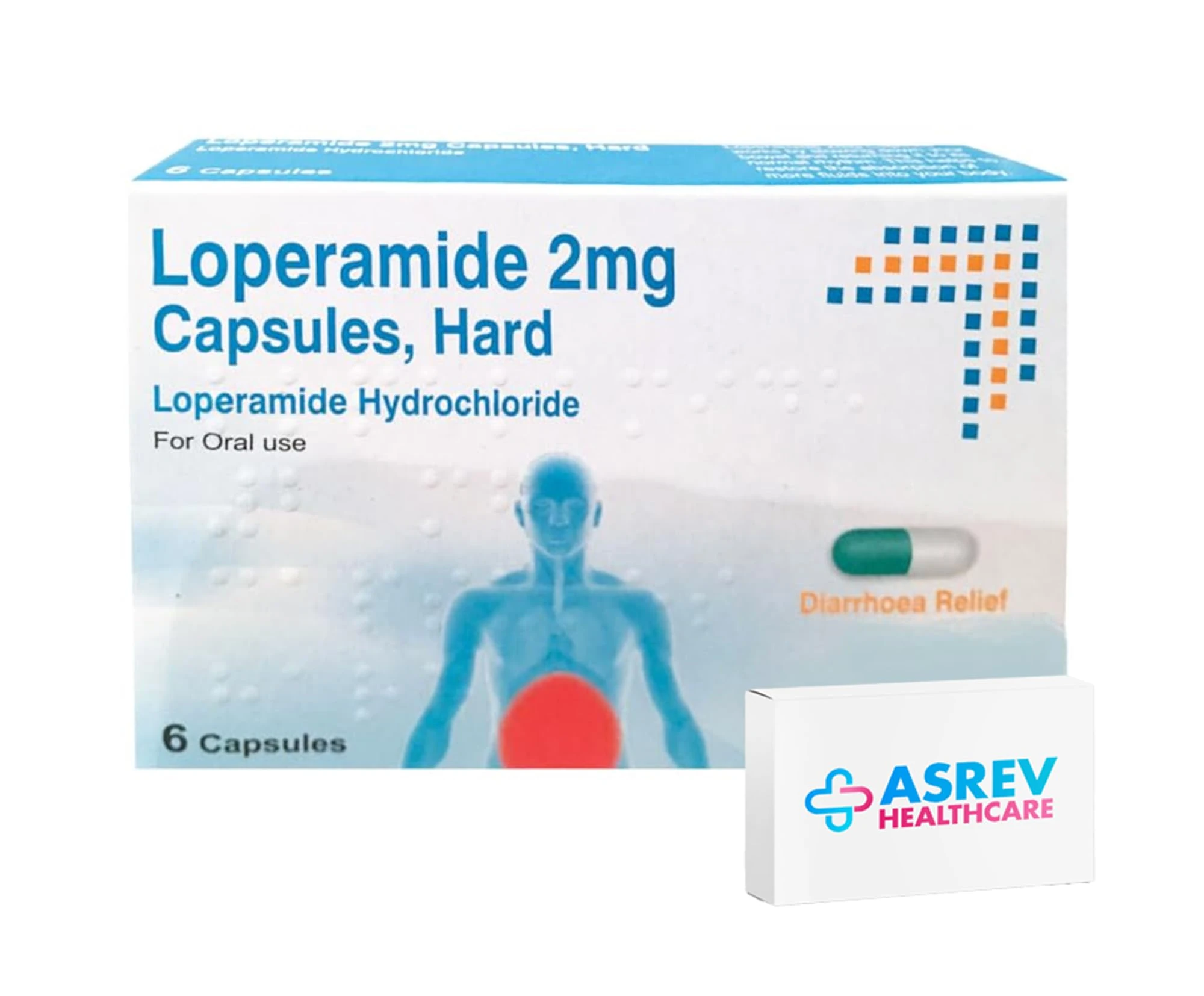 30 Fast-Acting Loperamide Tablets: Diarrhoea Relief Capsules for Diarrhea, Quick Dissolve for Instant Relief, Travel-Friendly Anti-Diarrhoea Medicine (5x6) - Brands May Vary