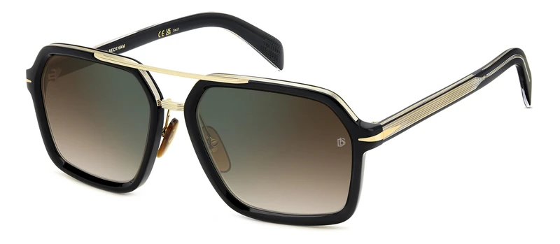 DAVID BECKHAM GAFAS Modelo: DB 7128/S_ C: BLACK GOLD/Eye size: 58 - Bridge size: 18