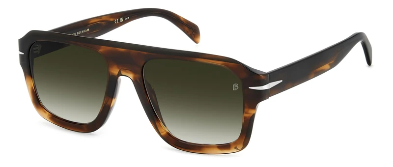 David Beckham DB 7127/S Sunglasses - Brown Horn - 54mm