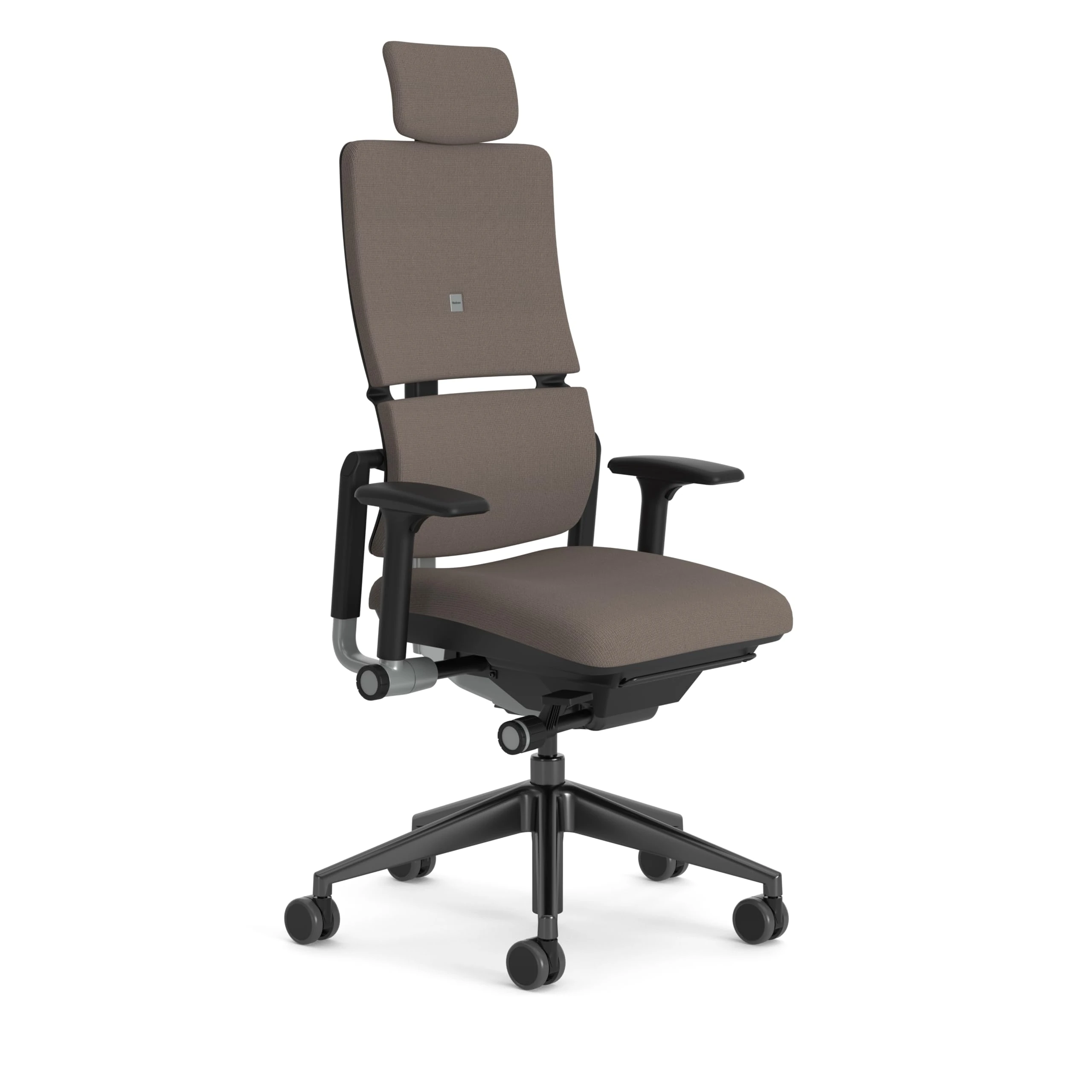 Steelcase Please Ergonomic Office Swivel Chair With All-Day Lumbar Support, Adjustable Headrest Mocca