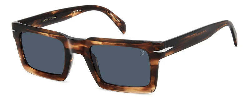 David Beckham Unisex Sunglasses, Brown Horn, 51 cm