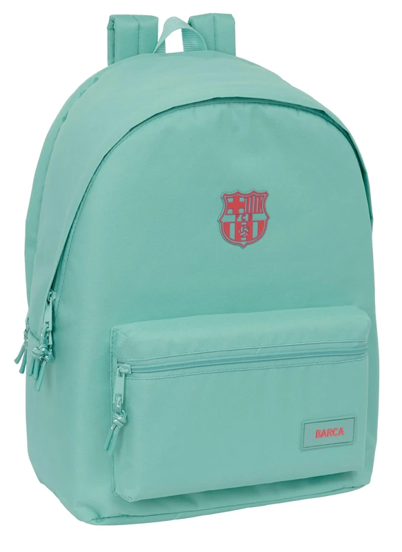 Safta F.C.BARCELONA GIRL – Backpack for 15.6 Inch Laptop and USB, Ideal for Young People of Different Ages, Recycled Fabric, Comfortable and Versatile, Quality and Resistance, 31 x 18 x 44 cm, Aqua